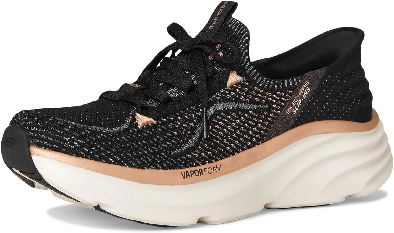 Skechers Women's D'lux Vapor-Evening Glow Hands Free Slip-ins Sneaker