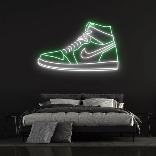 Sneaker Neon Art Shoe
