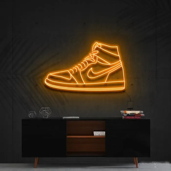 Sneaker Neon Art Shoe