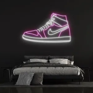 Sneaker Neon Art Shoe