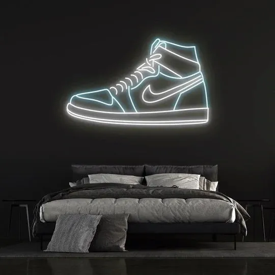 Sneaker Neon Art Shoe