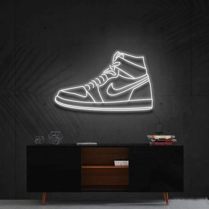 Sneaker Neon Art Shoe