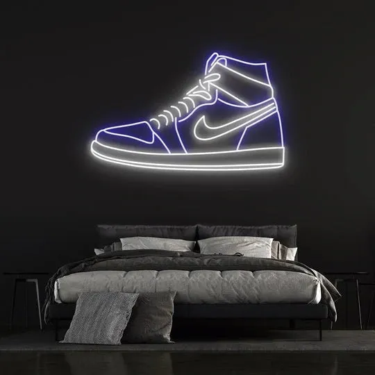 Sneaker Neon Art Shoe