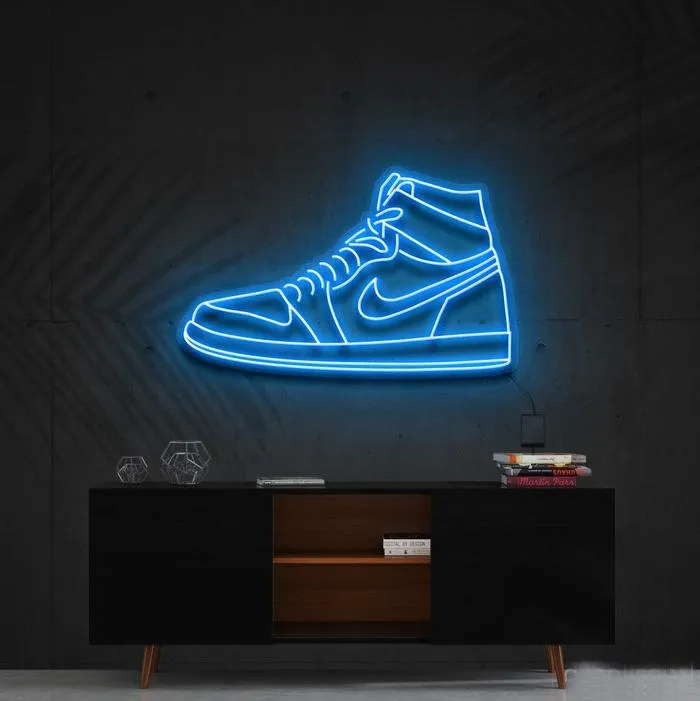 Sneaker Neon Art Shoe
