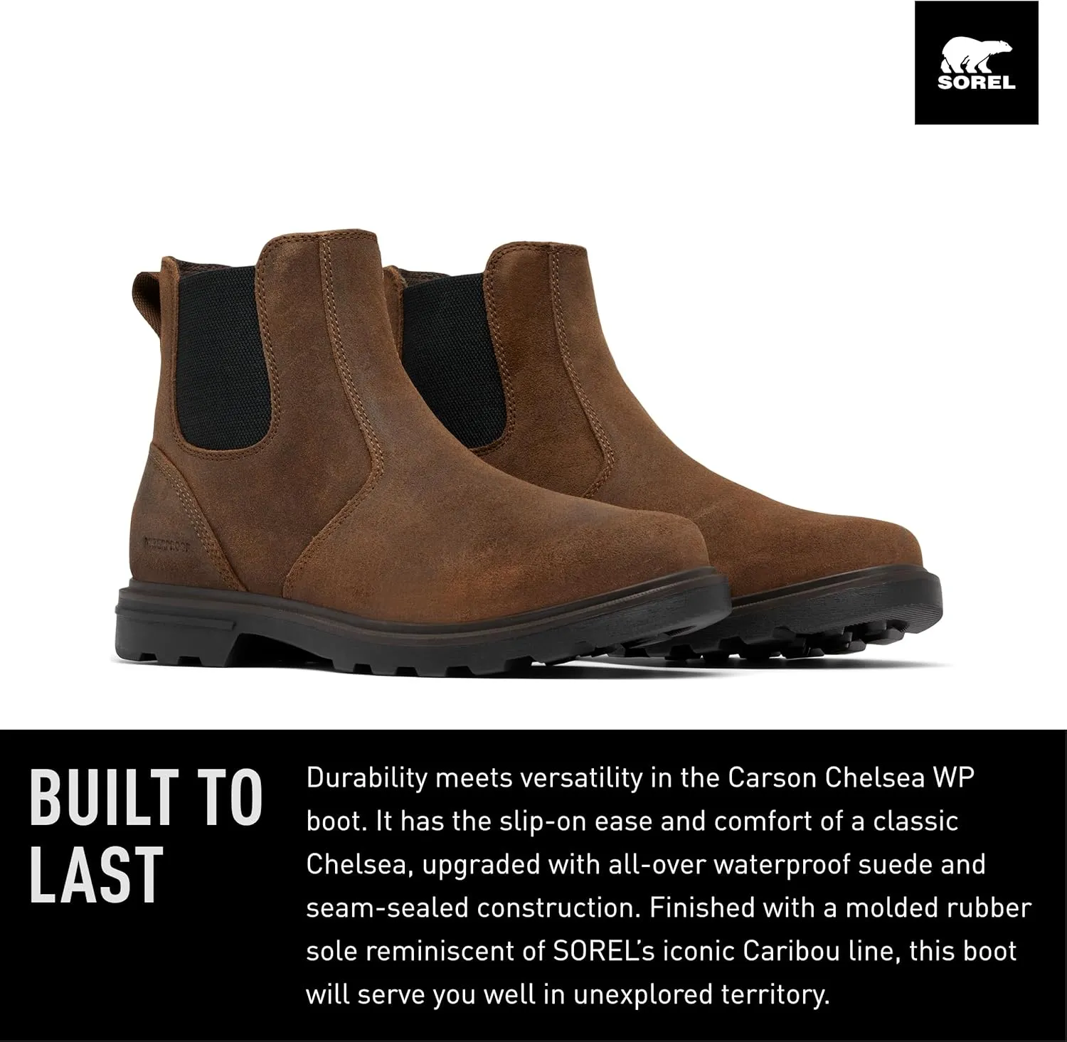 SOREL Men's Carson Chelsea Waterproof Boot