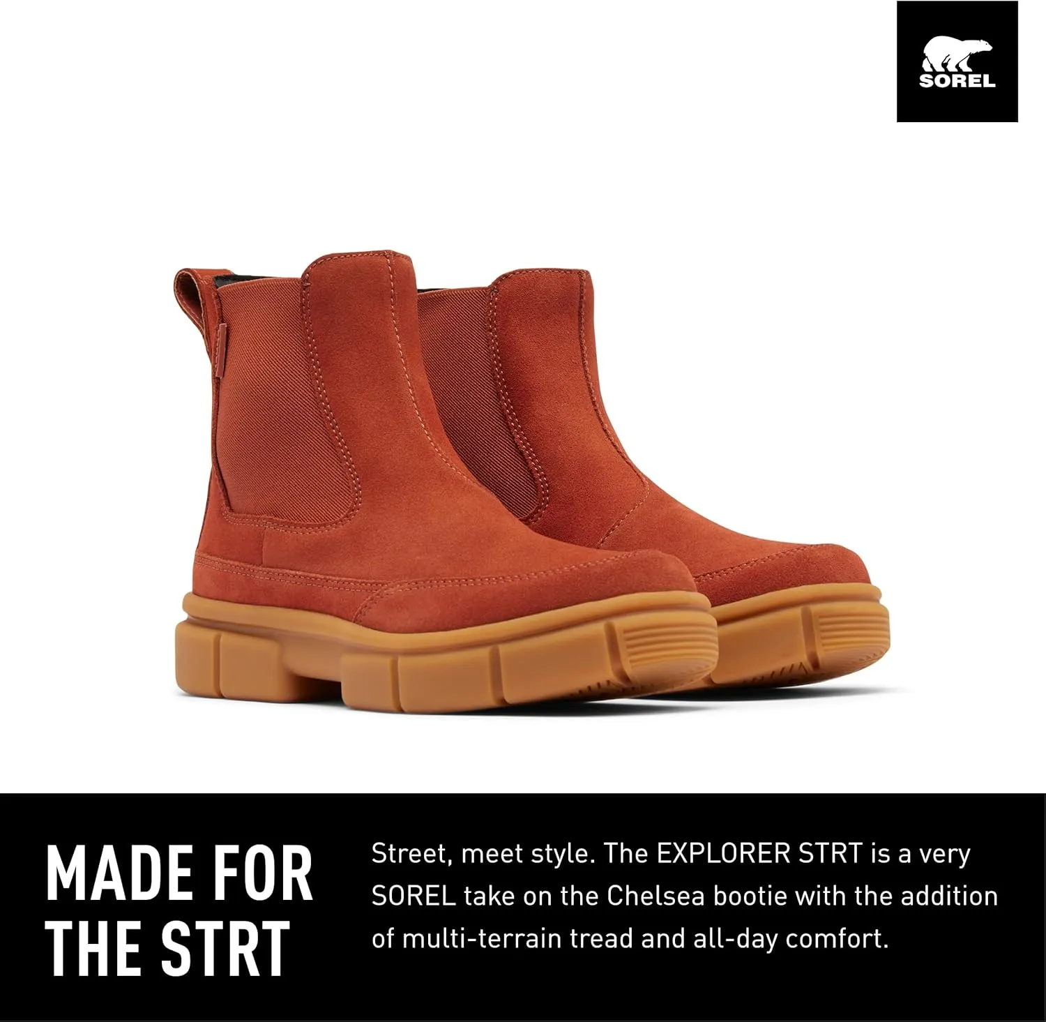 SOREL Women's Explorer STRT Chelsea Boot