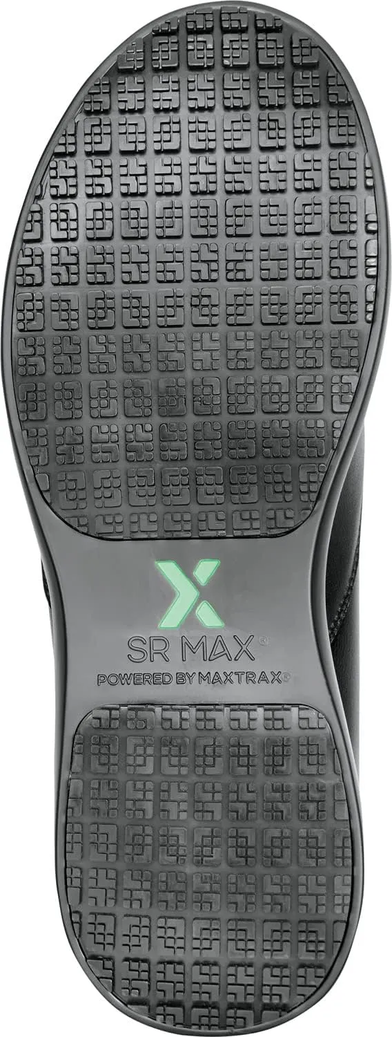 SR Max Ayden, Women's, Black, Oxford Style, MaxTrax Slip Resistant, Soft Toe Work Shoe