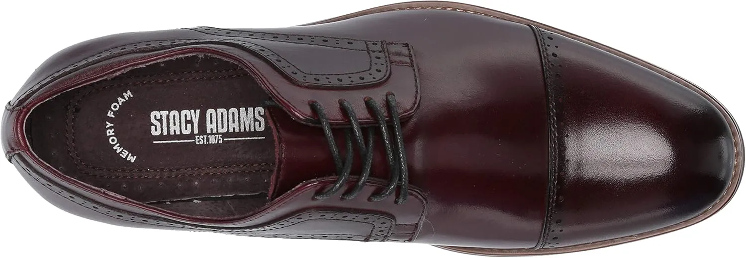 STACY ADAMS Men's Dickinson Cap-Toe Lace-up Oxford