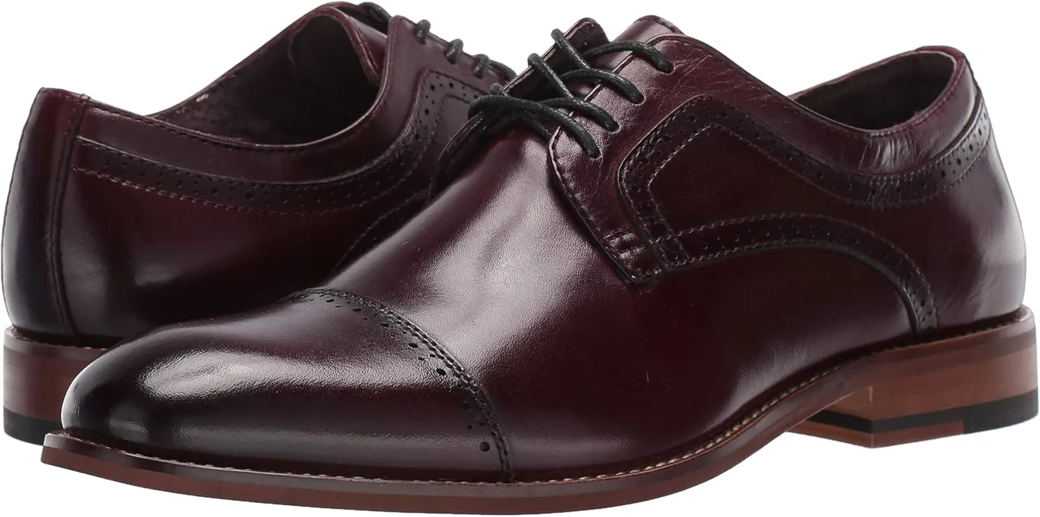 STACY ADAMS Men's Dickinson Cap-Toe Lace-up Oxford