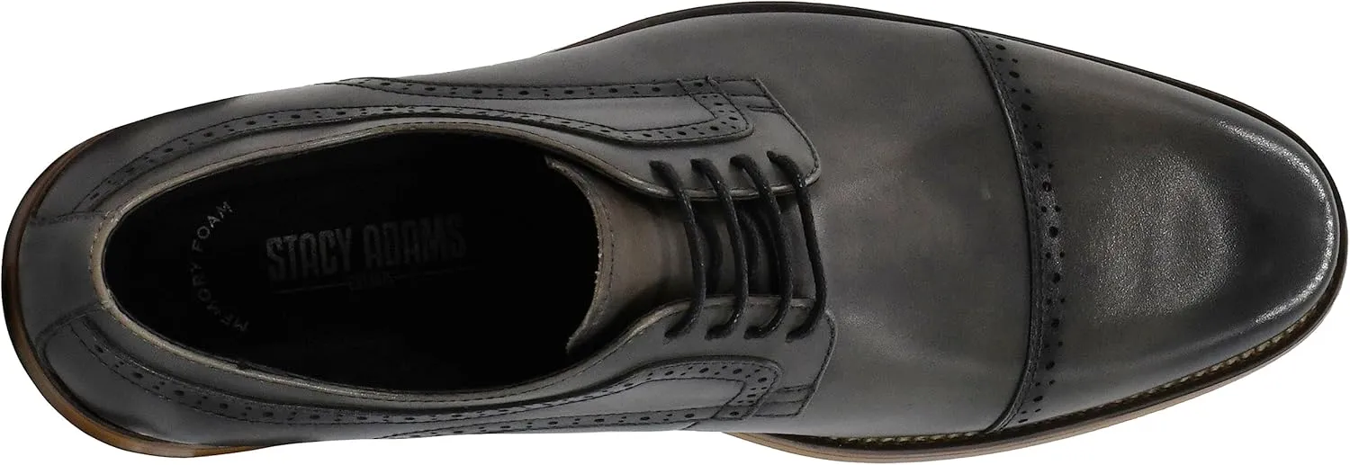 STACY ADAMS Men's Dickinson Cap-Toe Lace-up Oxford