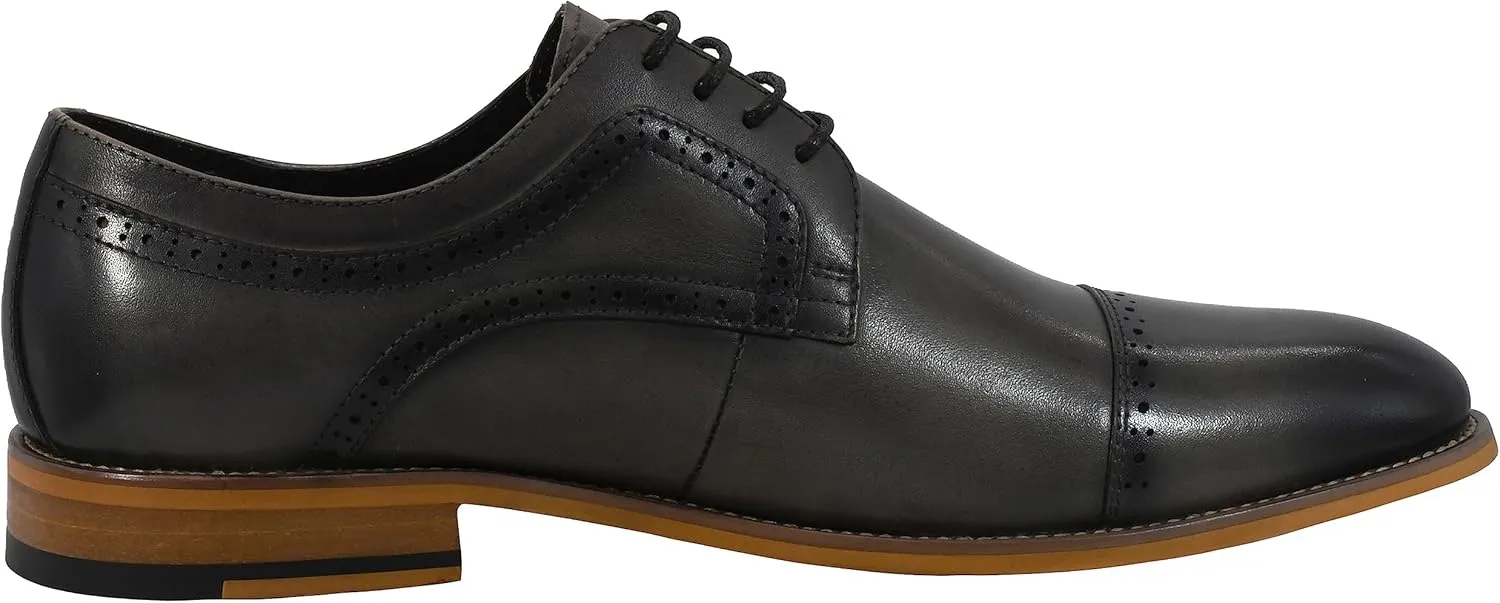 STACY ADAMS Men's Dickinson Cap-Toe Lace-up Oxford