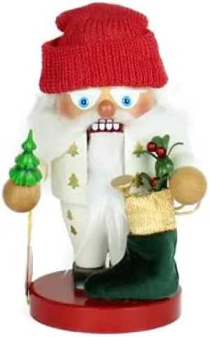 Steinbach Troll Nutcracker, White Santa, 9"