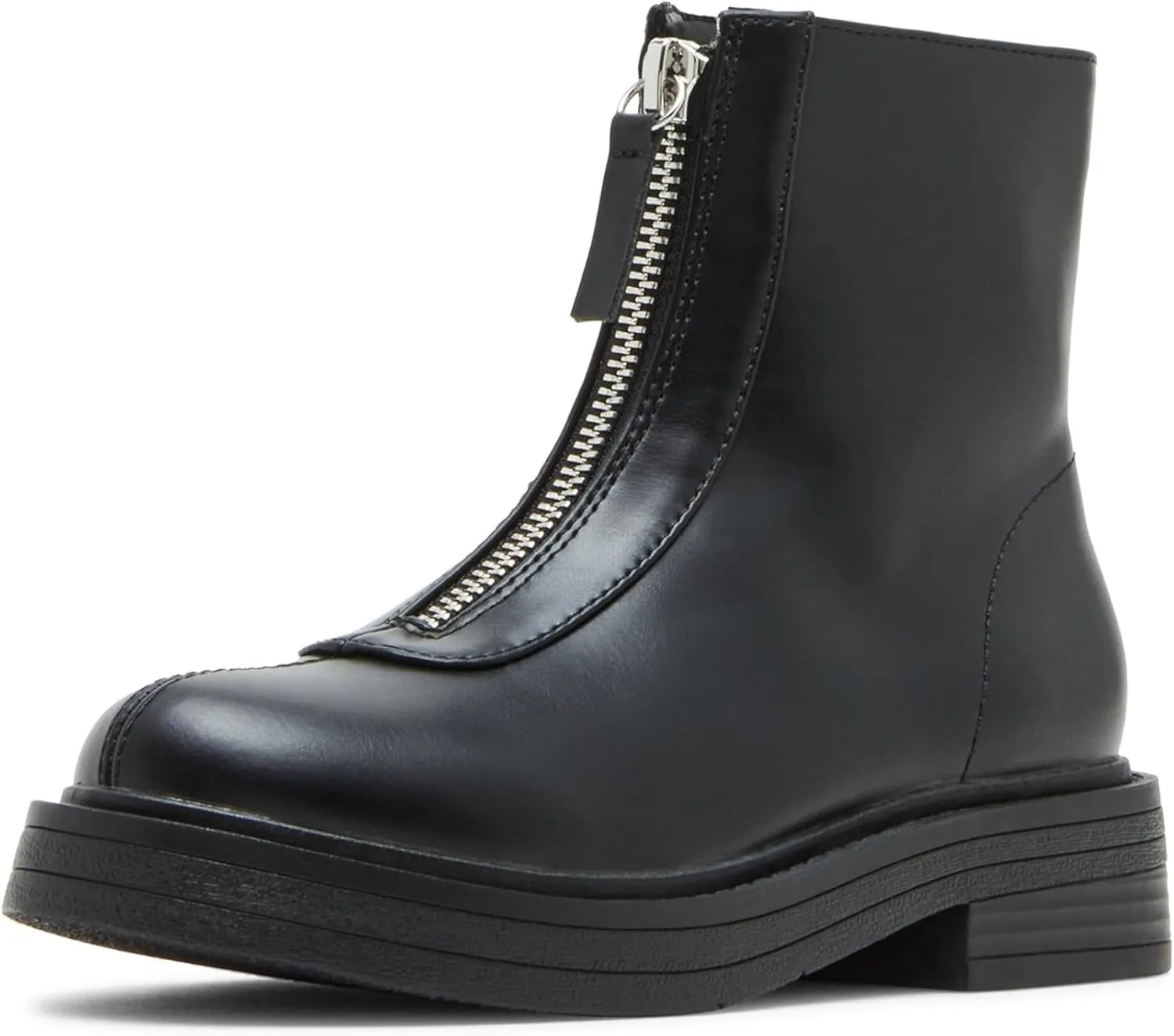 Steve Madden Girls Jones (Little Big Kid) Chelsea Boot, Black, 7