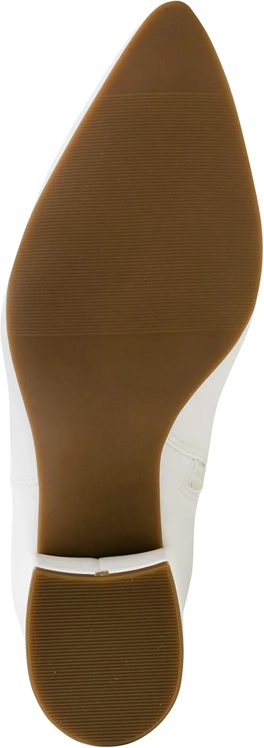 Sugar Women's Winter Chelsea Booties - Chunky High Heel, Pointed Toe, Fashion Ankle Boots-Evvie