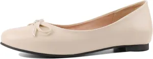 Sweet Bows Comfort Flats Round Toe Women Court Shoes