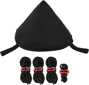 Tarp Connector for Canopy and Tent Assembly