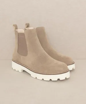 The Gianna Khaki Chelsea Boot