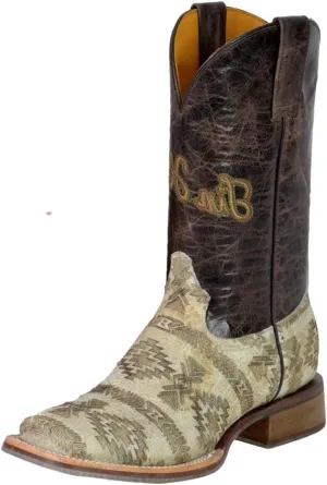 Tin Haul Womens Sign Of The Sun 13 In Top Desert Floral Sole Cowgirl Boot