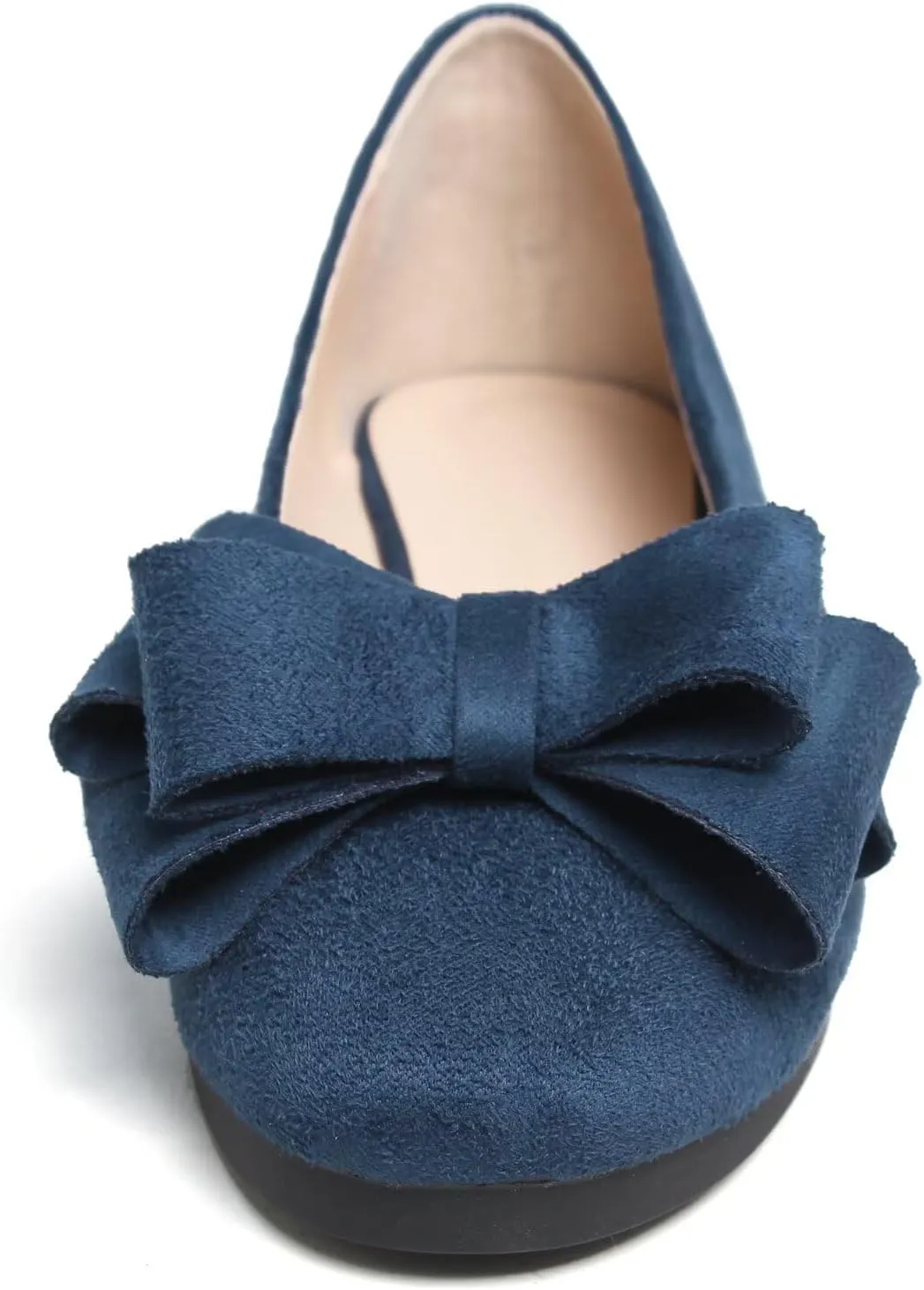TN TANGNEST Women Fashion Bowknot Flats Comfort Pointed Toe Dress Shoes