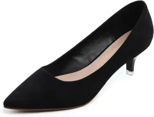 TN TANGNEST Women's Classic Pointed Toe Dress Shoes Party Low Heel Pumps