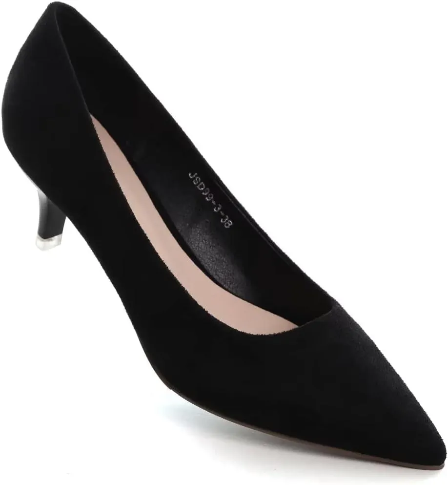 TN TANGNEST Women's Classic Pointed Toe Dress Shoes Party Low Heel Pumps