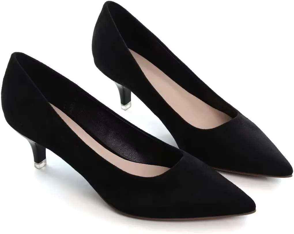 TN TANGNEST Women's Classic Pointed Toe Dress Shoes Party Low Heel Pumps
