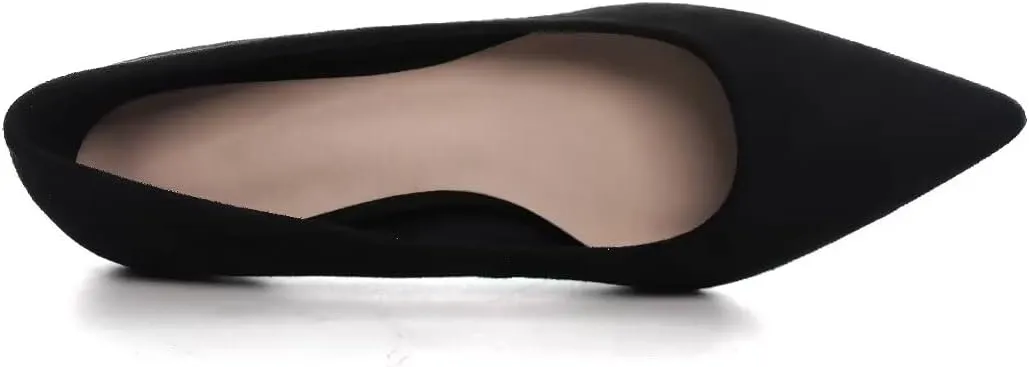 TN TANGNEST Women's Classic Pointed Toe Dress Shoes Party Low Heel Pumps
