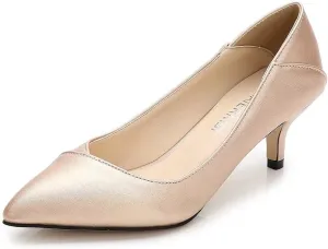 TN TANGNEST Women's Classic Pointed Toe Dress Shoes Party Low Heel Pumps