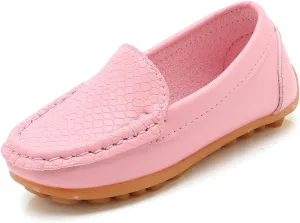 Toddler Boys Loafers Sole Rubber Leather Ankle Sneakers Kids Baby Summer Casual Lightweight Soft Non Slip Shoes