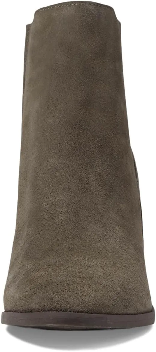 TOMS Womens Noa Ankle Round Toe Chelsea Casual Boots Ankle High Heel 3" & Up - Brown