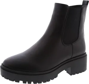 TOP Moda Womens Chelsea Ankle Boot Platform with Chunky Heel