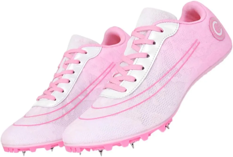Track and Field Shoes Spikes for Men and Women Long-Distance Running Sports Shoes Sports Sprint Track and Field Competition Spikes for Boys and Girls