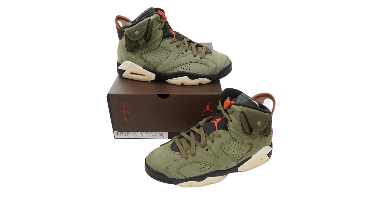 Travis Scott x Air Jordan 6 Retro 'Olive'