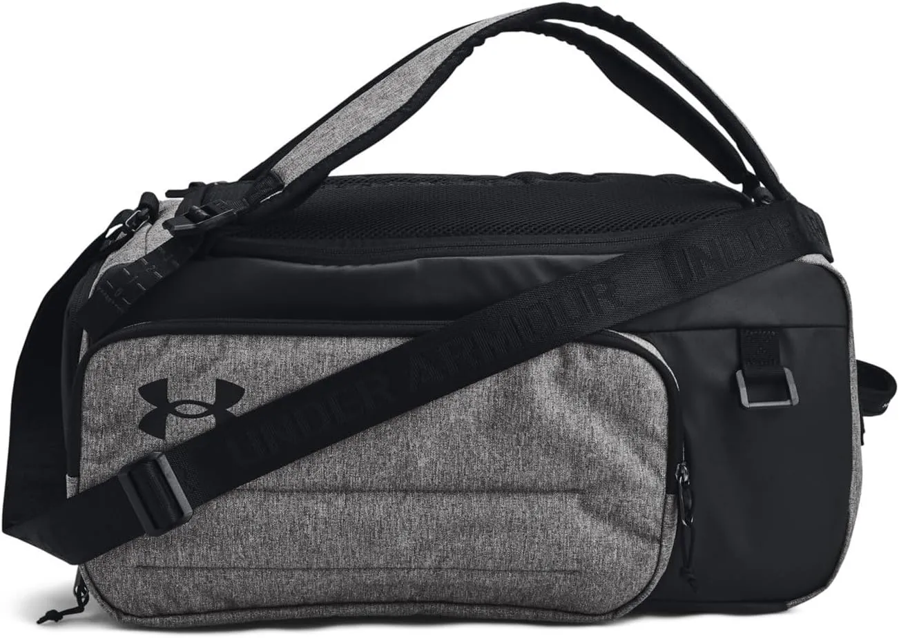 Under Armour Duffle Gym Bag, Castlerock Medium Heather, One Size