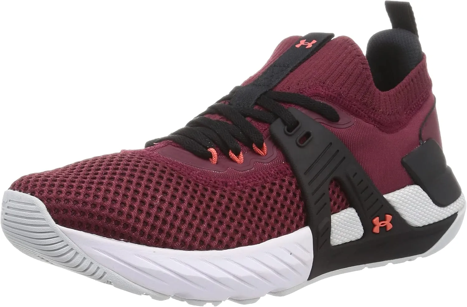 Under Armour Men's Project Rock 4 Training Shoe - Medium, Red/Black, Size 10