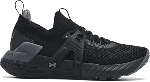 Under Armour Women's Project Rock 4 Training Shoe (Black/Pitch Gray, us_Footwear_Size_System, Adult, Women, Numeric, Medium, Numeric_9)