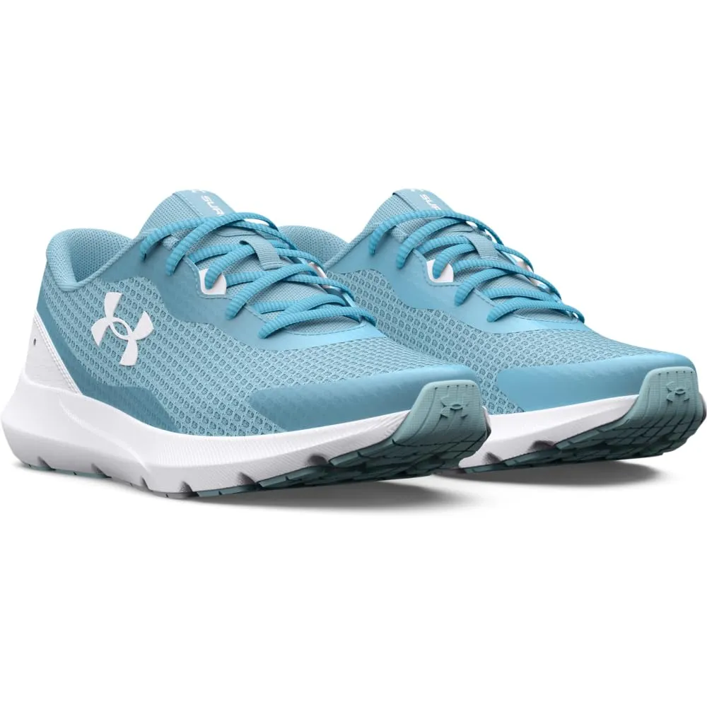 Under Armour Women's Surge 3 Running Shoe 8 (400) Blizzard/White/White
