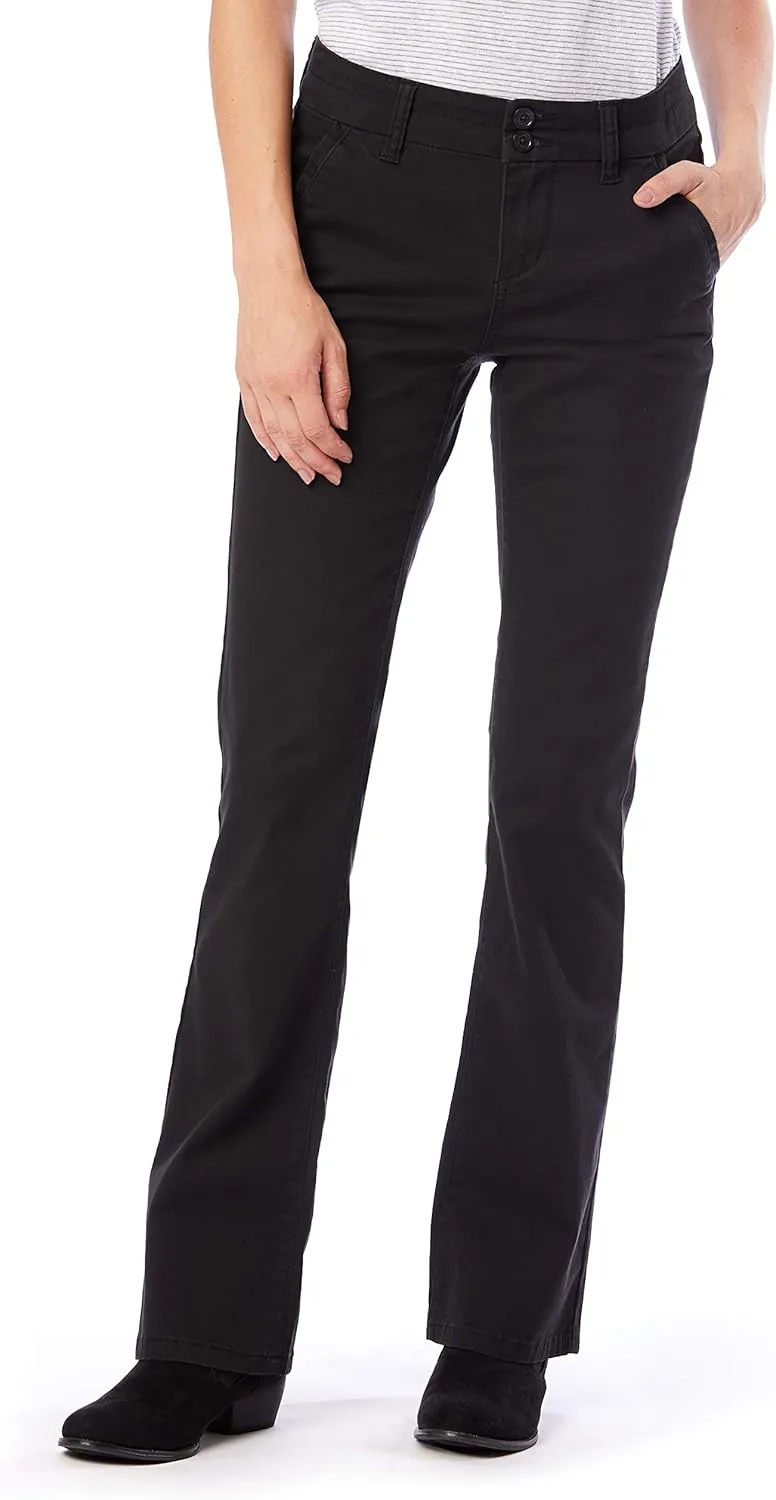 UNIONBAY Women's Stretch Uniform Bootcut Work Pant