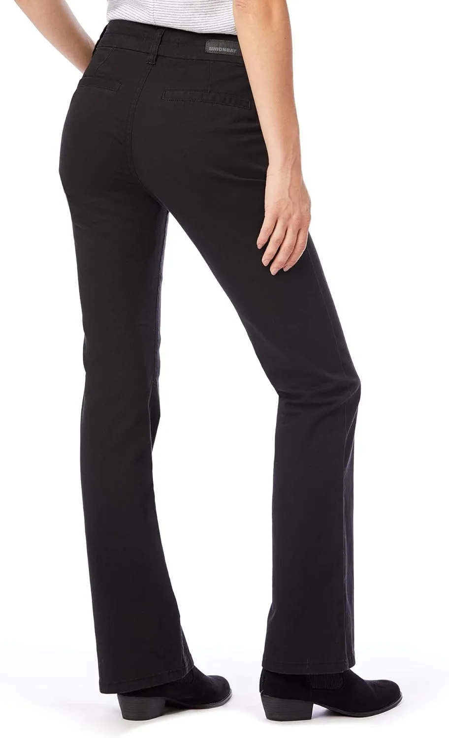 UNIONBAY Women's Stretch Uniform Bootcut Work Pant