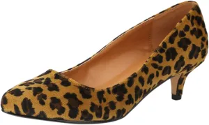 Unisex Men's Women's Classic Low Kitten Heel Pumps