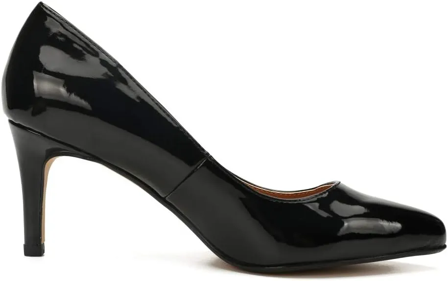 Unisex Men's Women's Classic Mid Kitten Heel Pumps