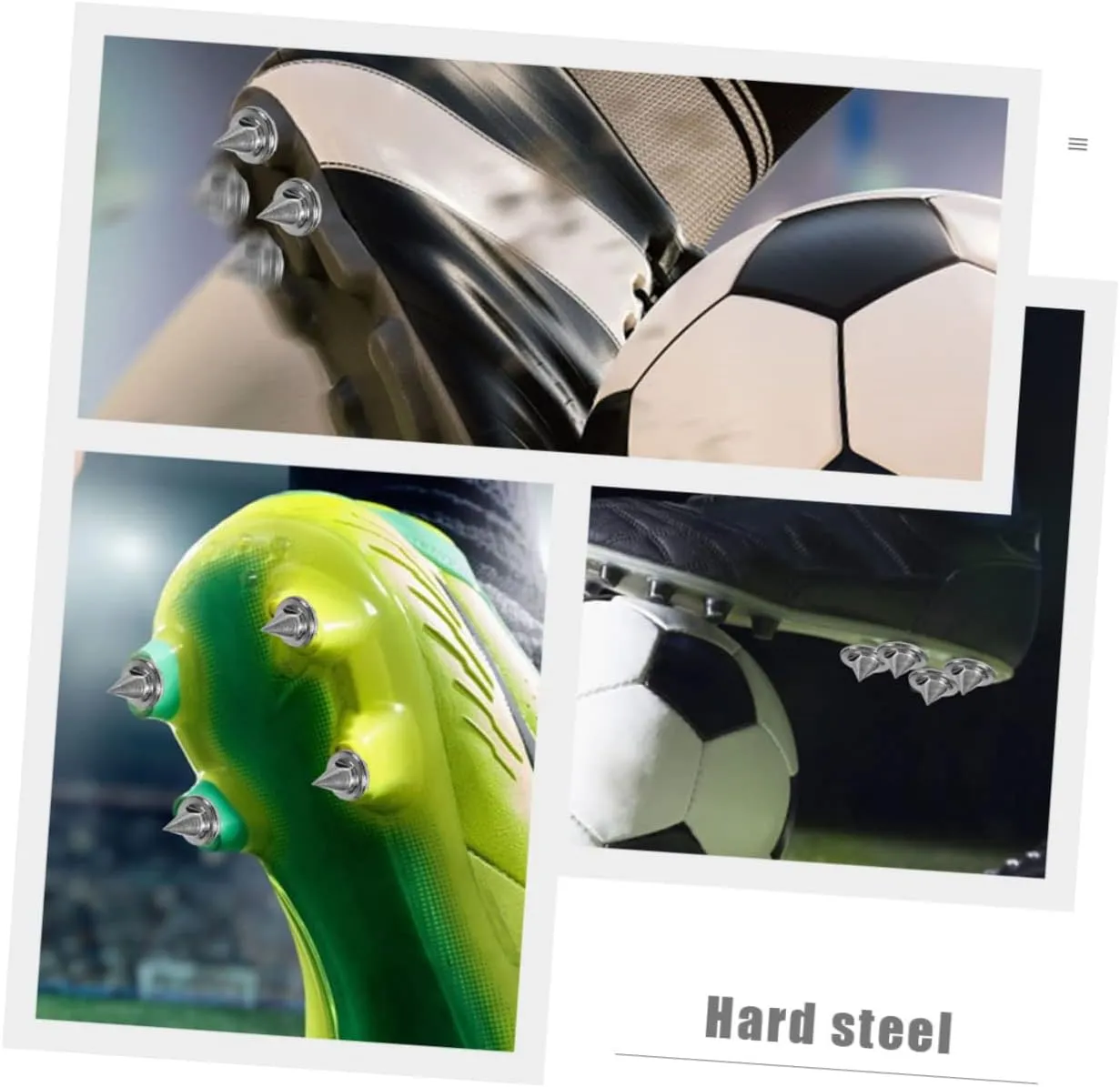 VANZACK 2 Sets Shoe Spikes Running Shoes Spike Wrench Track and Field Shoes Nails Steel Pyramid Spikes Mens