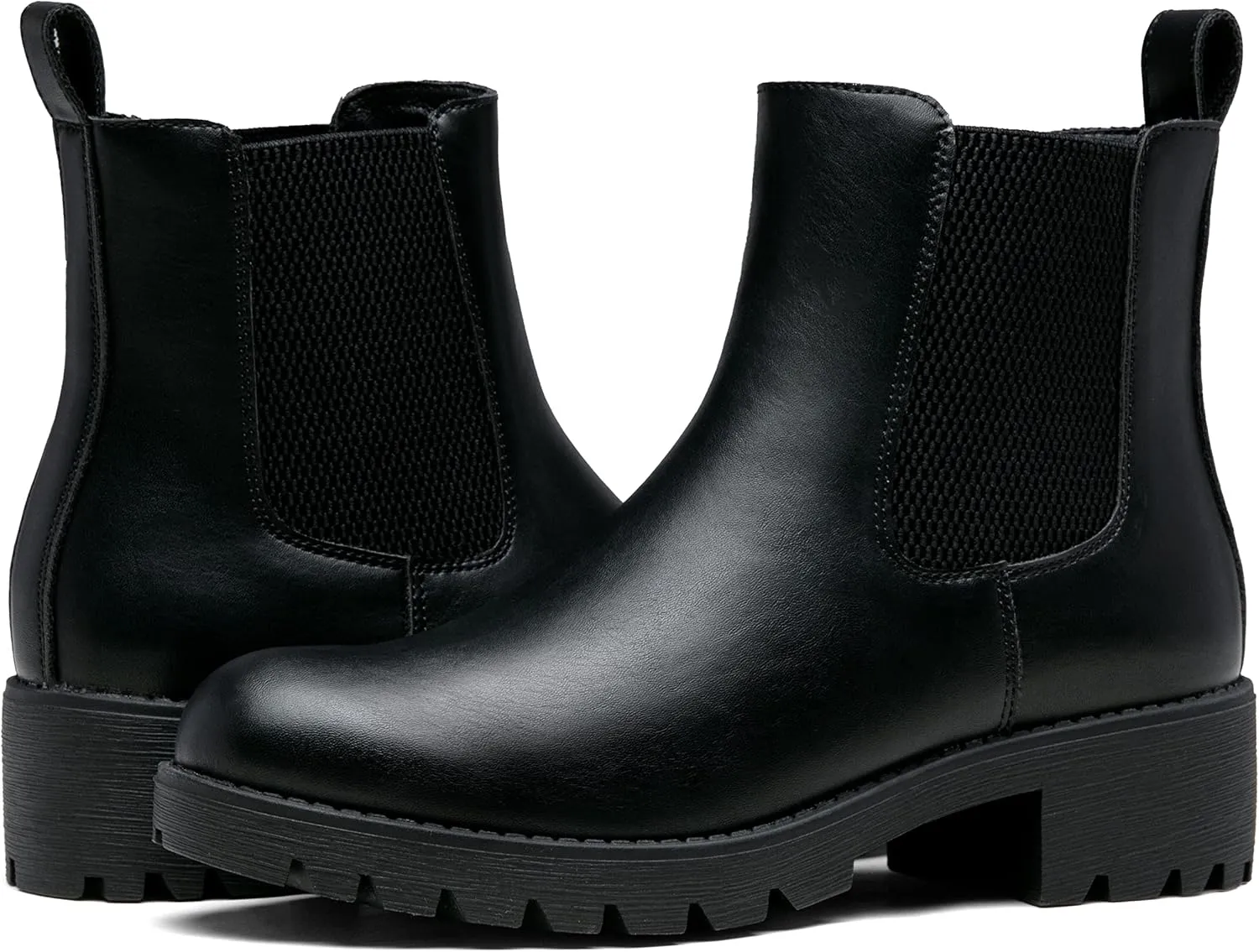 Vepose Women's 9607 Chelsea Ankle Boots Pull-On Booties for Women