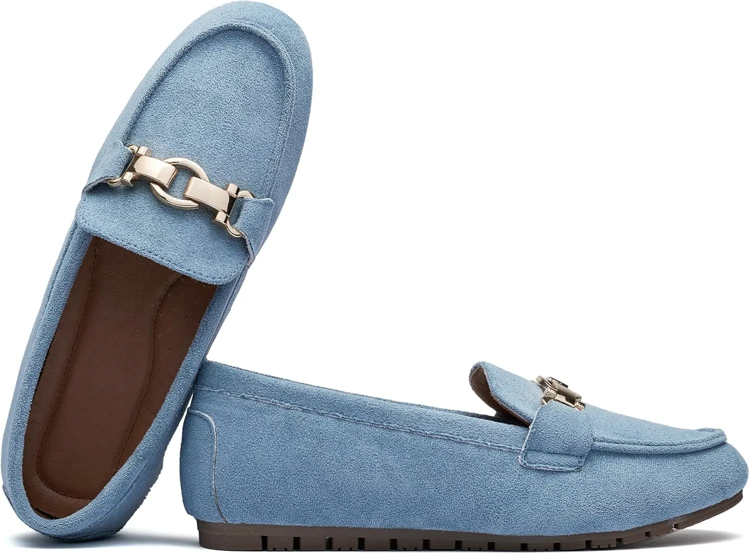VERDASCO Women's Loafers Comfort Slip-Ons Flat Work Shoes Casual Moccasins Penny Loafers Lady Dress Shoes