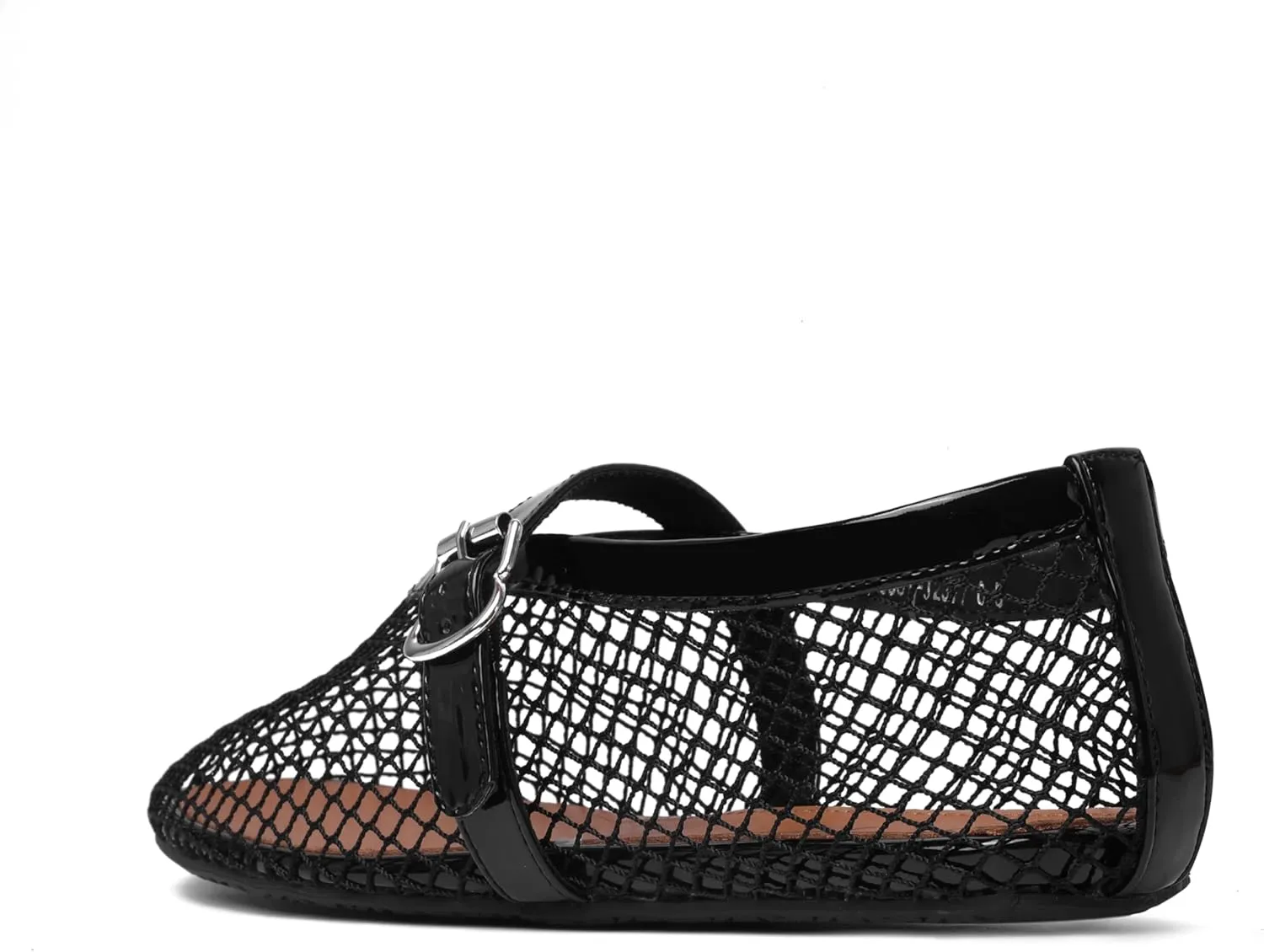 vivianly Mesh Ballet Flats Shoes for Women Flats Comfortable Dressy Round Toe Mesh Flats Fishnet Mary Jane Flats for Events Party Leisure