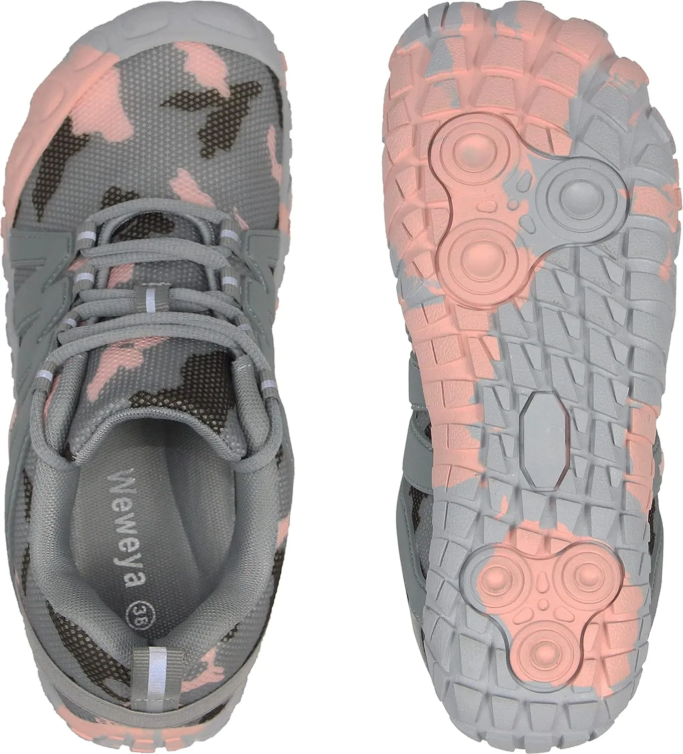 Weweya Barefoot Shoes for Women Minimalist Running Cross Training Shoe