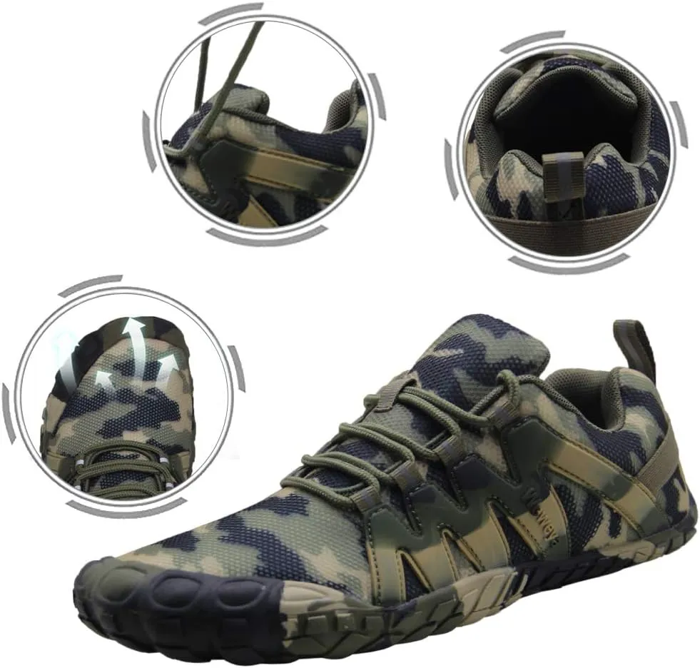 Weweya Barefoot Shoes for Women Minimalist Running Cross Training Shoe