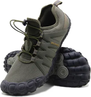 Weweya Barefoot Shoes Men Minimalist Running Cross Training Shoe
