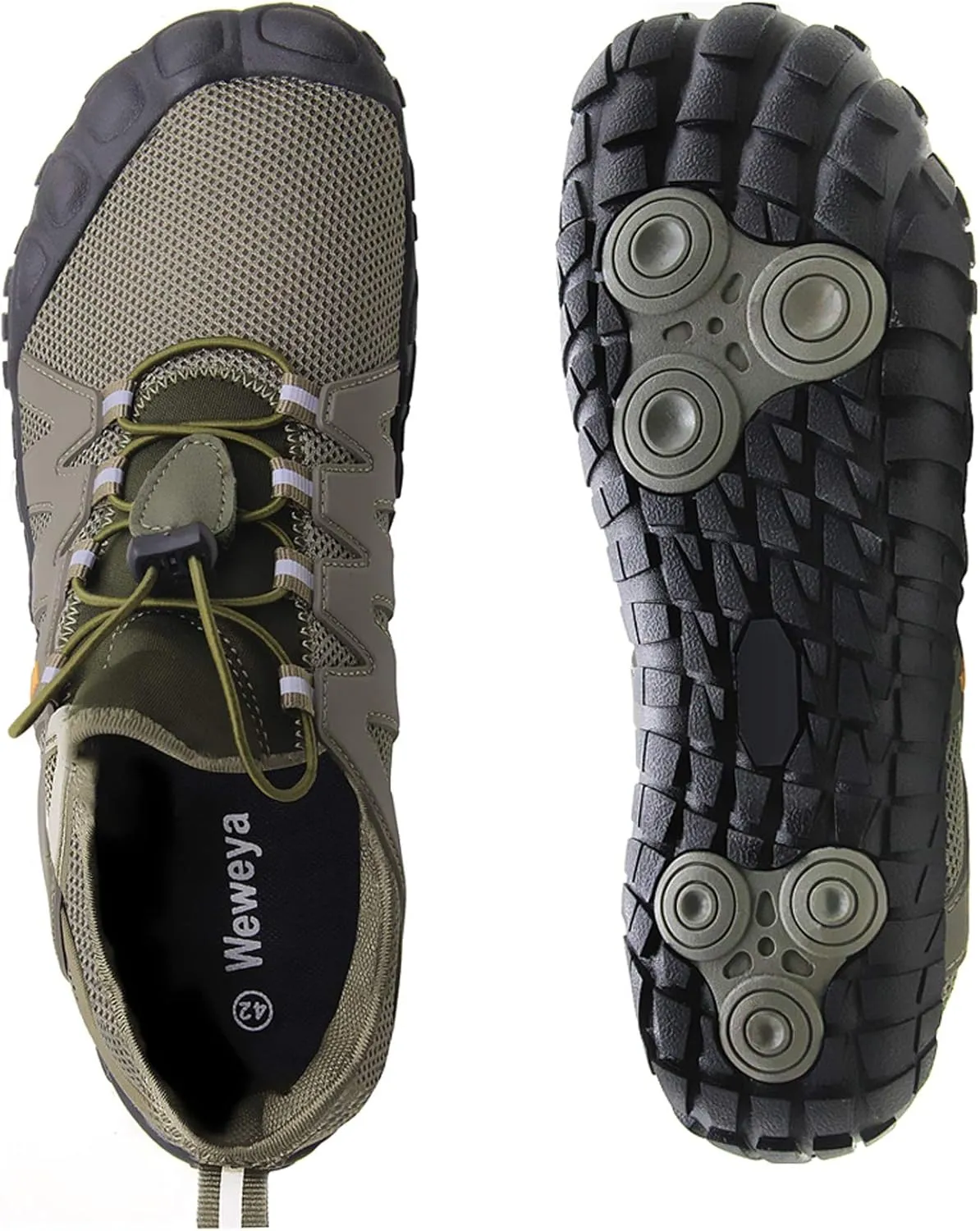 Weweya Barefoot Shoes Men Minimalist Running Cross Training Shoe