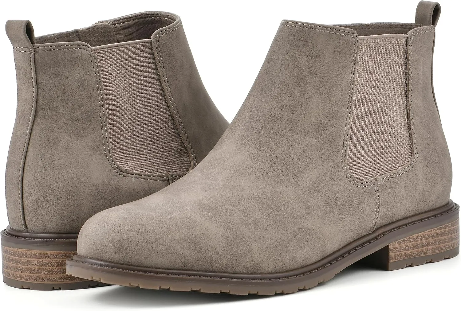 WHITE MOUNTAIN Women's Shoes Caching Block Heel Chelsea Bootie